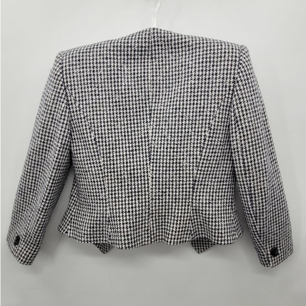 David‎ Hayes Vintage 60s Houndstooth 4 Piece Pleated Maxi Skirt set Outfit Suit - Picture 5 of 16